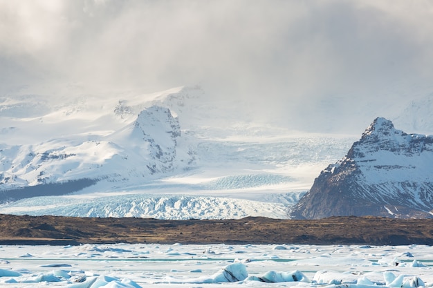 Foto glaciar vatnajokull islandia