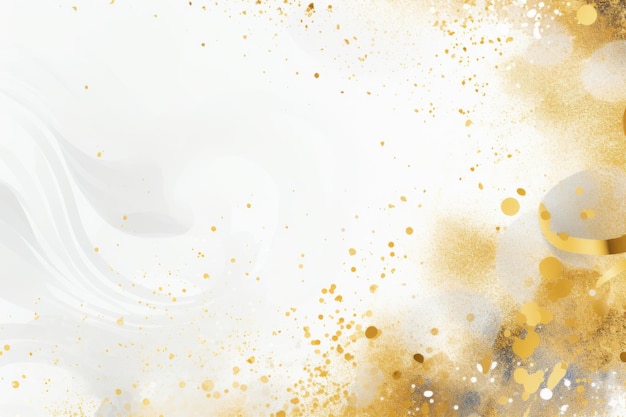 Glänzende Eleganz Ein faszinierendes Abstract PSD Weiß mit Goldglitzer Hintergrund AR 32