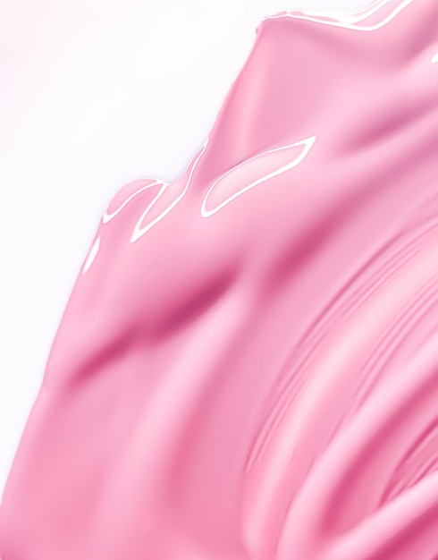 Glänzende rosafarbene kosmetische textur als schönheits-make-up-produkthintergrund, hautpflege-kosmetik und luxus-make-up-markendesign