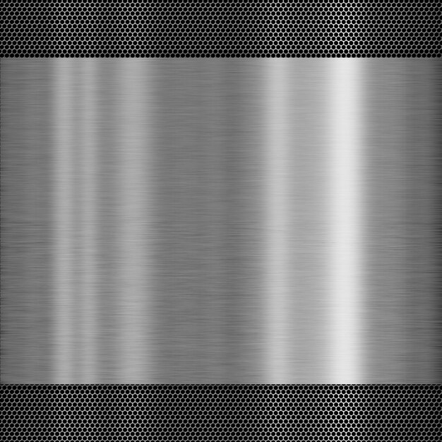 Glänzende Textur aus gebürstetem Metall