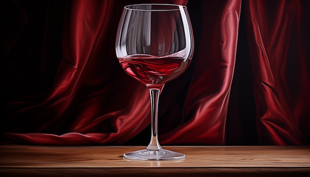 Gläser mit Rotwein