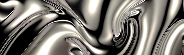 Glam metal texture cromado líquido cromado metálico Generative AI