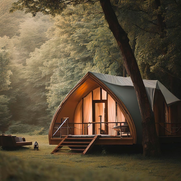 Glamping in der Natur