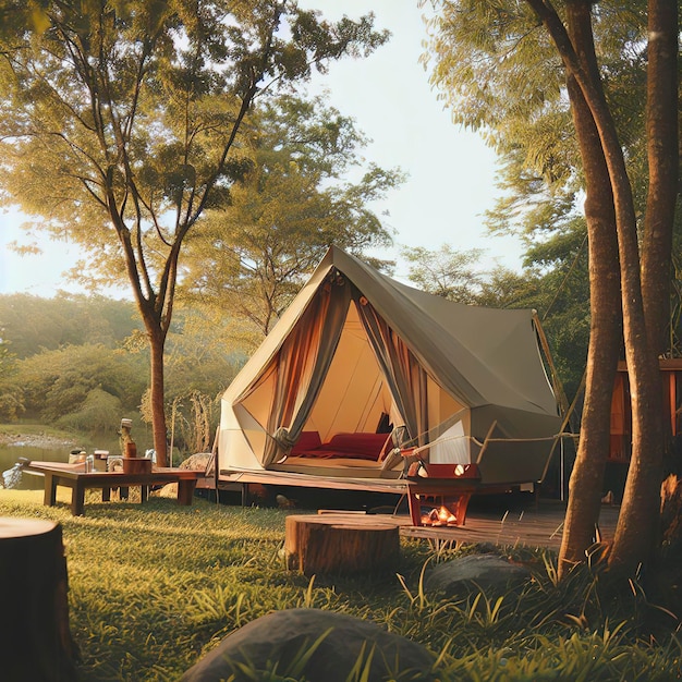 Glamping en la naturaleza