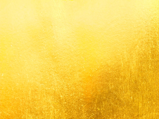 Glanzende gelbe Blatt-Goldfolie-Textur