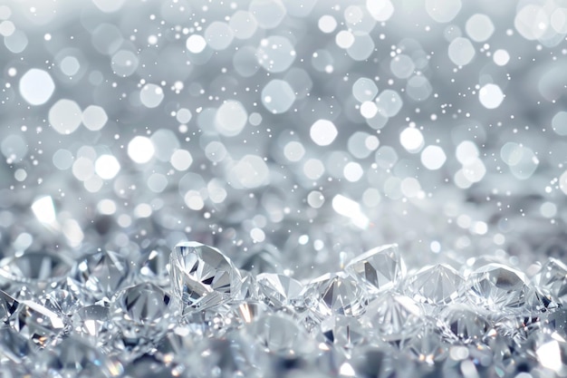 Foto glanzender diamanten-hintergrund mit schillernden edelstein-mustern luxuriöses und strahlendes design