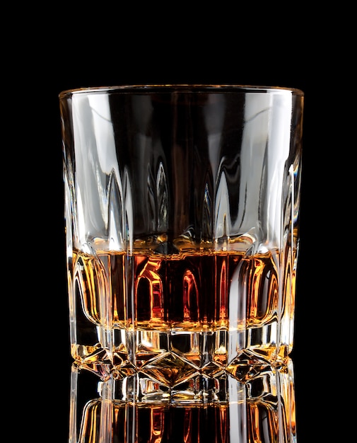 Glas alten Cognac