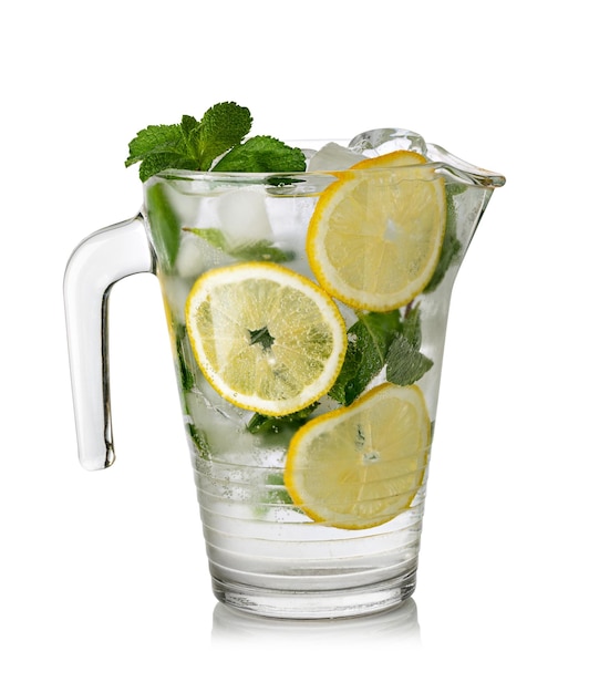 Glas frische Limonade