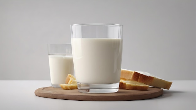 Glas frische Milch