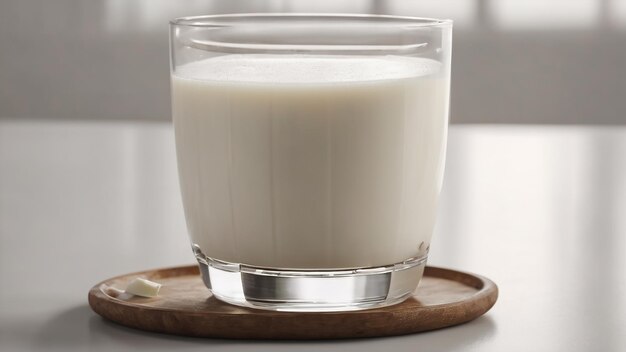 Glas frische Milch