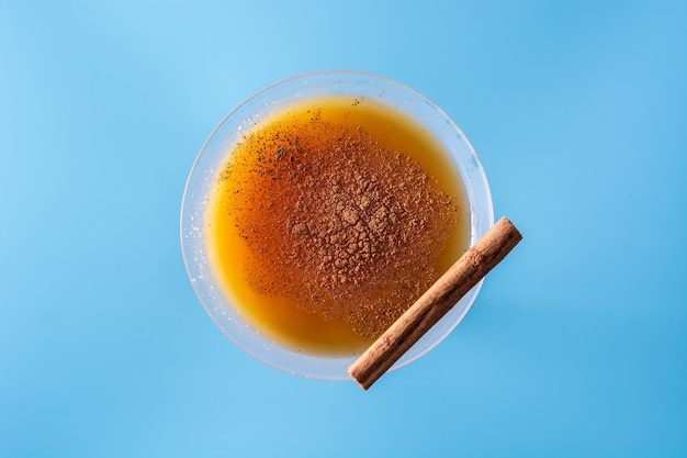 Glas Kürbiscocktail