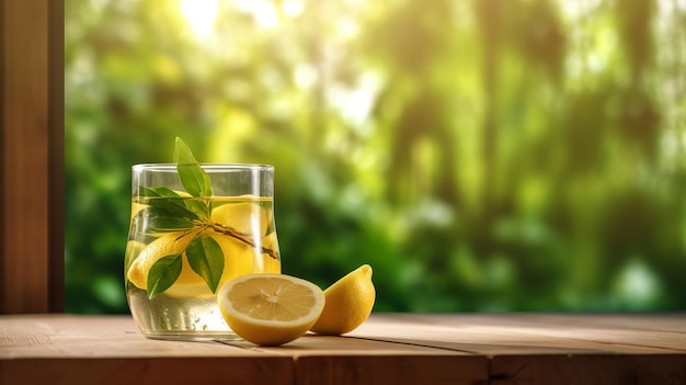 Glas Limonade Illustration AI GenerativexA