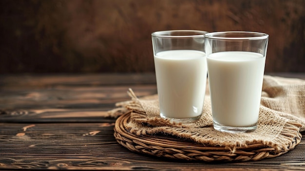 Glas mit Milch und Kekse auf einem dunklen Hintergrund