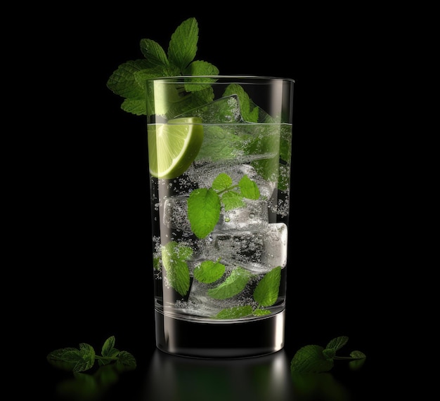 Glas Mojito-Cocktail