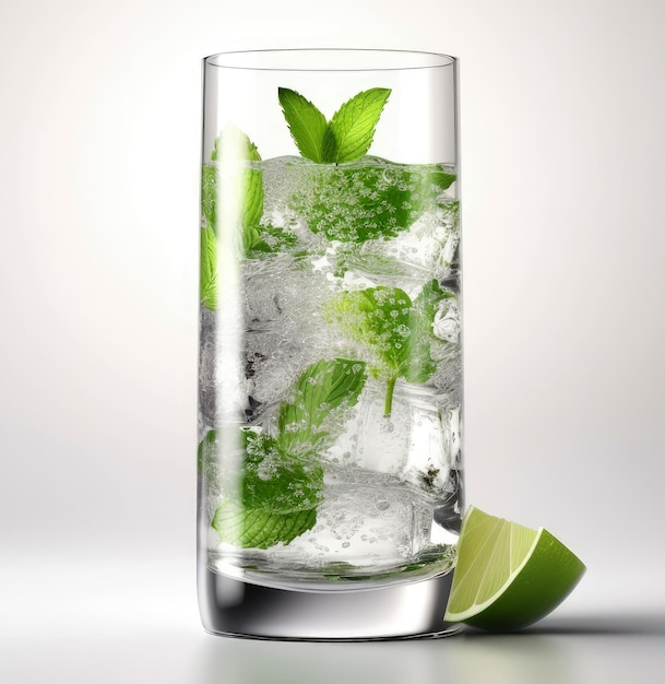 Glas Mojito-Cocktail