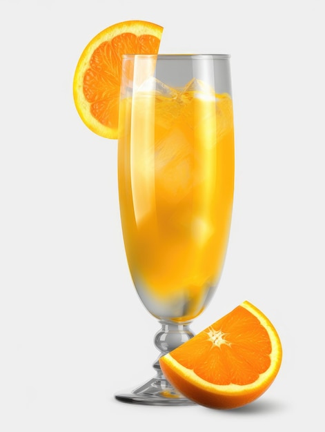 Glas Orangensaft