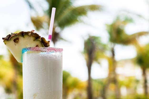 Glas Pina Colada Cocktail