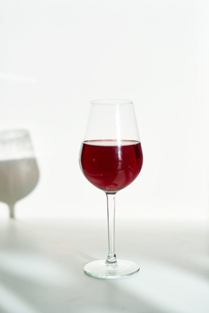 Glas Rotwein