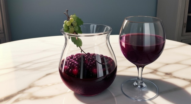 Glas Rotwein