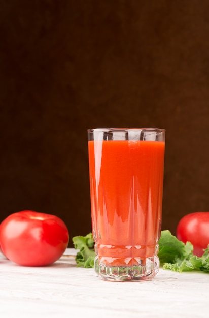 Glas Tomatensaft