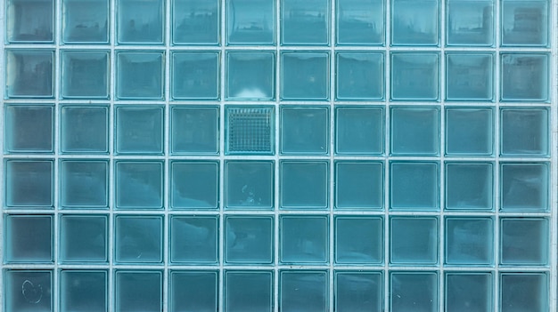 Glasblockmuster. Farbe Aquamarin