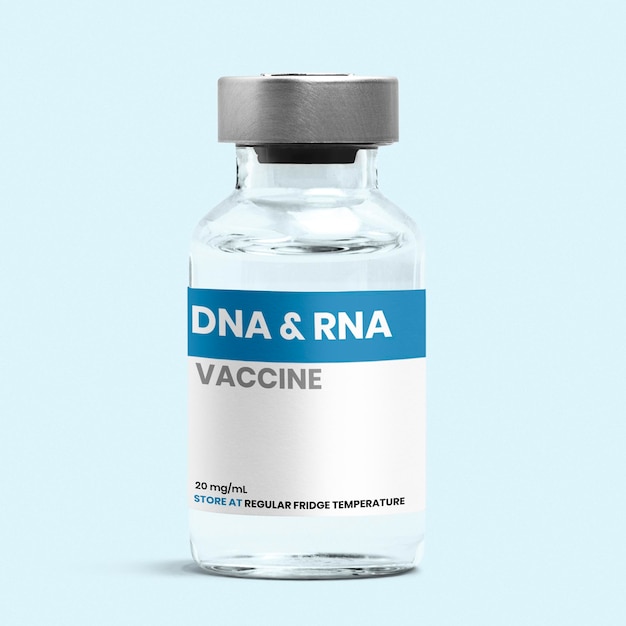 Glasflasche zur Injektion von DNA- und RNA-Impfstoffen