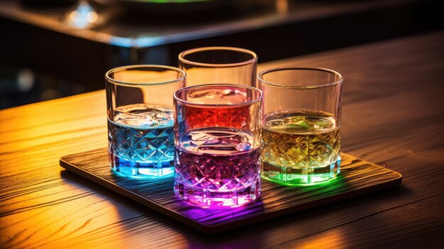 Glasscoaster-Set