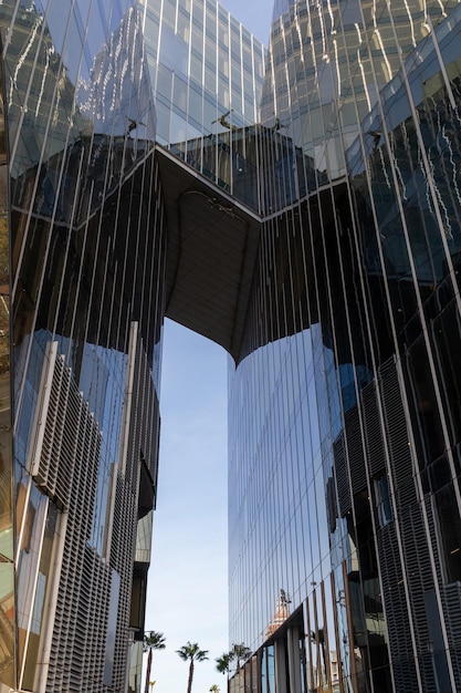 Glaswolkenkratzer in der Stadt Barcelona