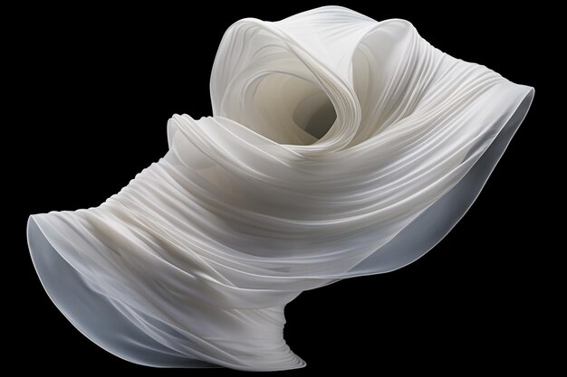 Foto glatter seidenmaterial-draping-fluss