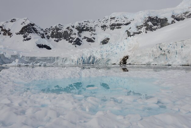 Gletscher in der Antarktis