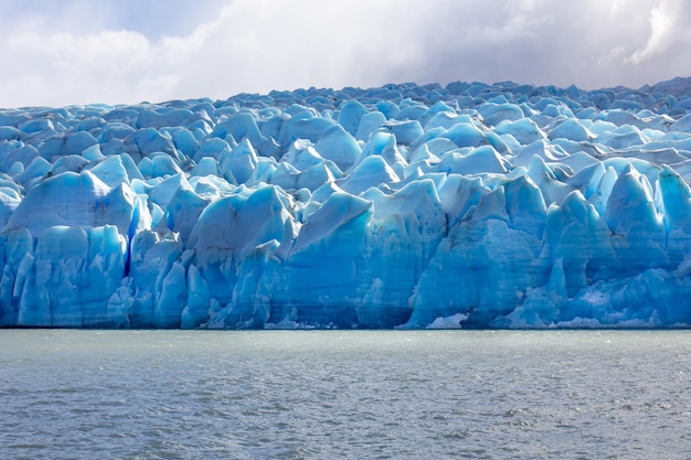 Gletscher und See Grey Torres del Paine Nationalpark Patagonien Chile