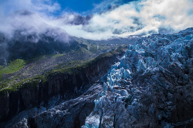 Gletscher von Argentierechamonixhaute Savoiefrance