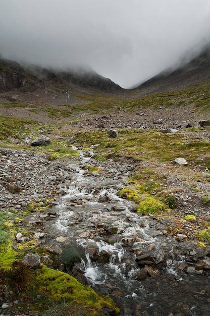 Gletscherfluß in Patagonia Argentinien