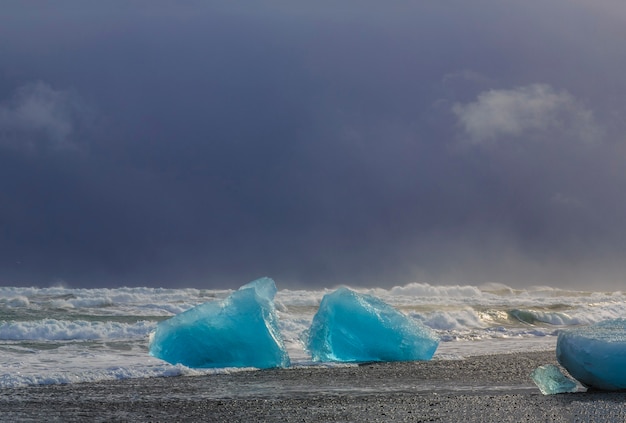 Gletscherlagune Jökulsárlón Island Island in Island