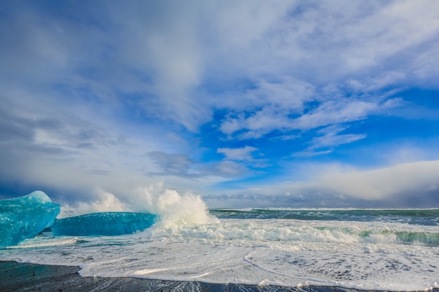 Gletscherlagune Jökulsárlón Island Island in Island