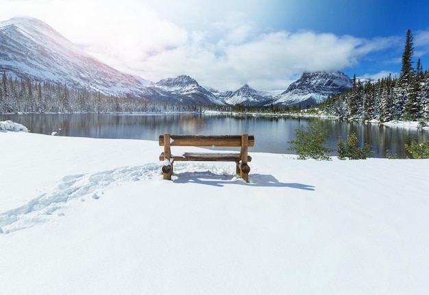 Gletscherpark im Winter