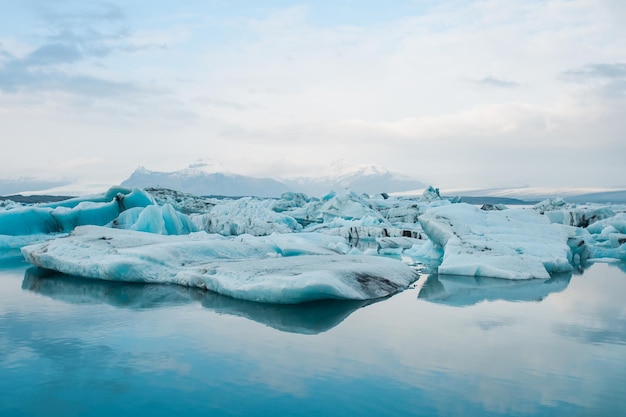 Gletscherschmelze in Island