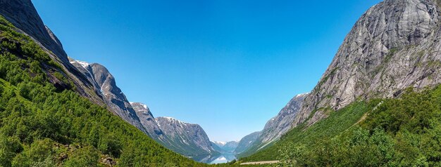 Foto gletschertal in norwegen