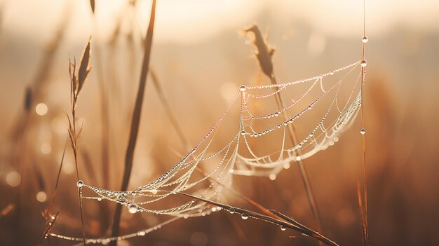 Foto glistening spiderwebs canon eos r macro capture (captura de macros de canon eos r) también se puede utilizar para la captura de macros.