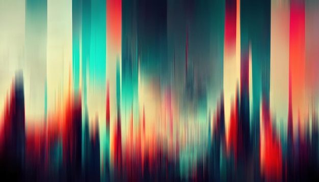 Glitch arte abstracto fondo desenfoque color ruido