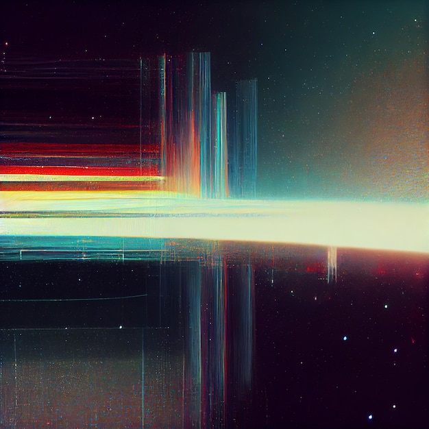 Foto glitch fondo universo abstracto glitchy espacio video fondo de pantalla 4k