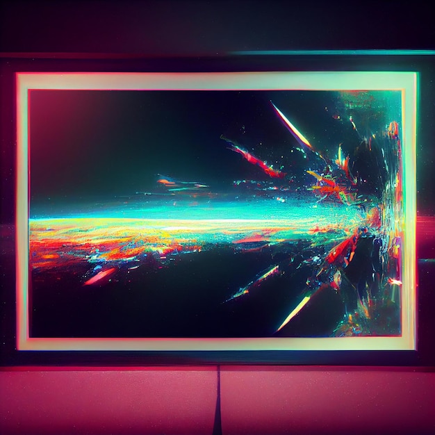 Glitch fondo universo abstracto glitchy espacio video fondo de pantalla 4k