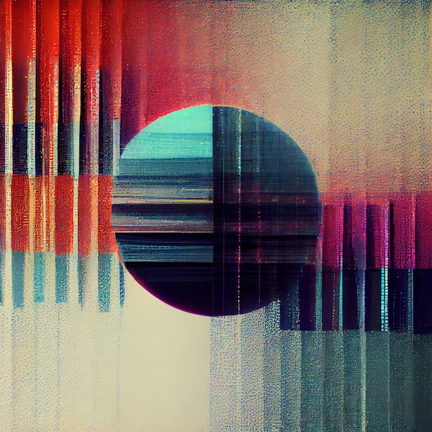 Foto glitch fondo universo abstracto glitchy planet video wallpaper 4k