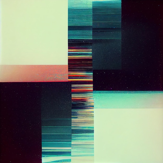 Glitch fundo abstrato tecnologia com falhas retro vhs vídeo papel de parede 4k