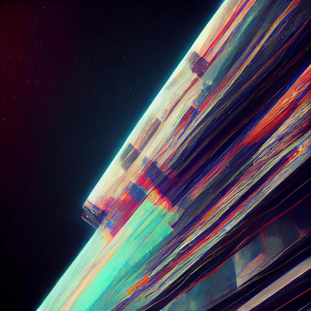 Glitch-Hintergrund-Universum-Zusammenfassung Glitchy-Space-Video-Wallpaper 4k