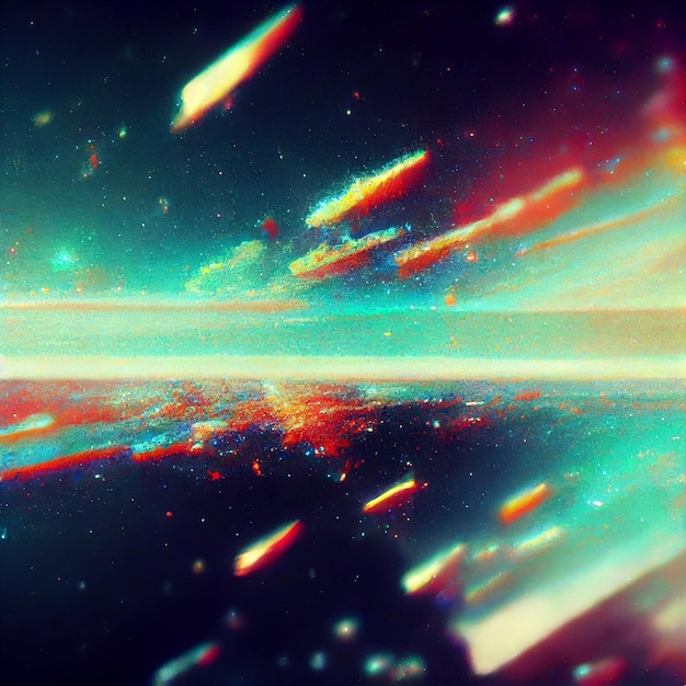 Glitch universo de fondo abstracto glitchy espacio vídeo fondo de pantalla 4k