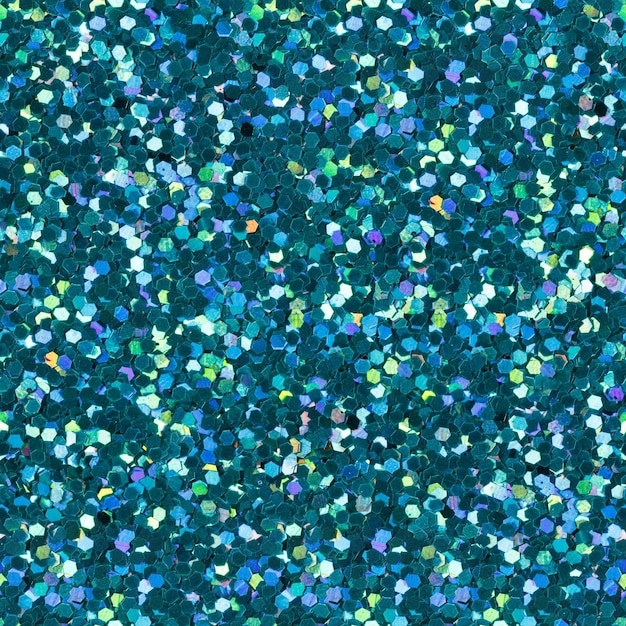 Glitter ciano para textura ou fundo Textura quadrada sem costura