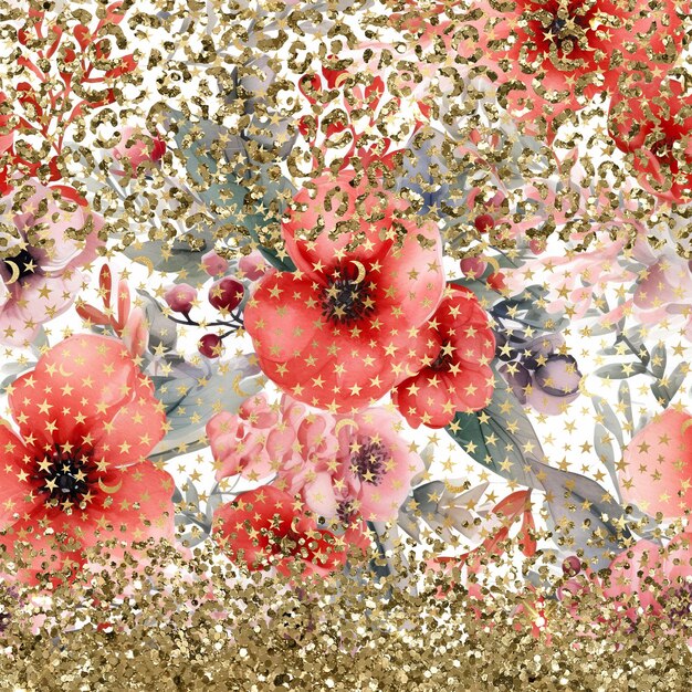 Glitter Papel digital Glitter Padrão sem costura Glitter Papel digital de moda Glitter Background