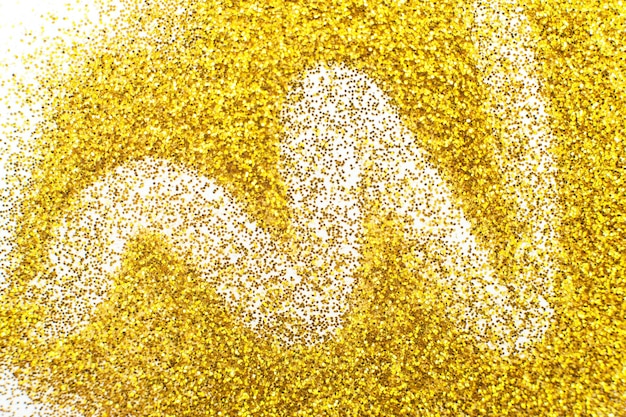 Glitzernder Hintergrund einer goldenen Pailletten