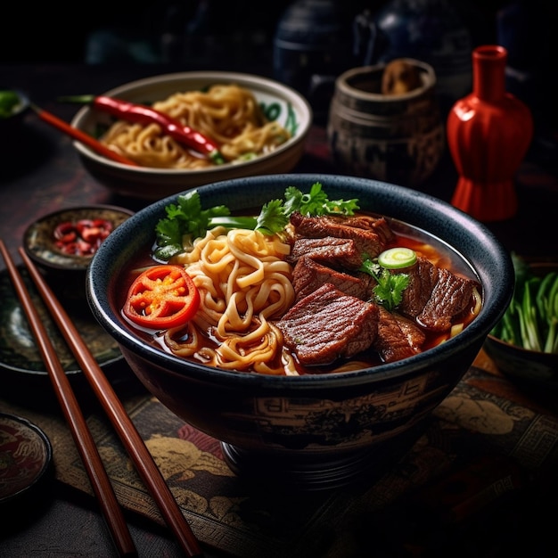 Global Noodle Delights Erforscht scharfe koreanische Nudeln Rindfleisch Nudelsuppen und mehr